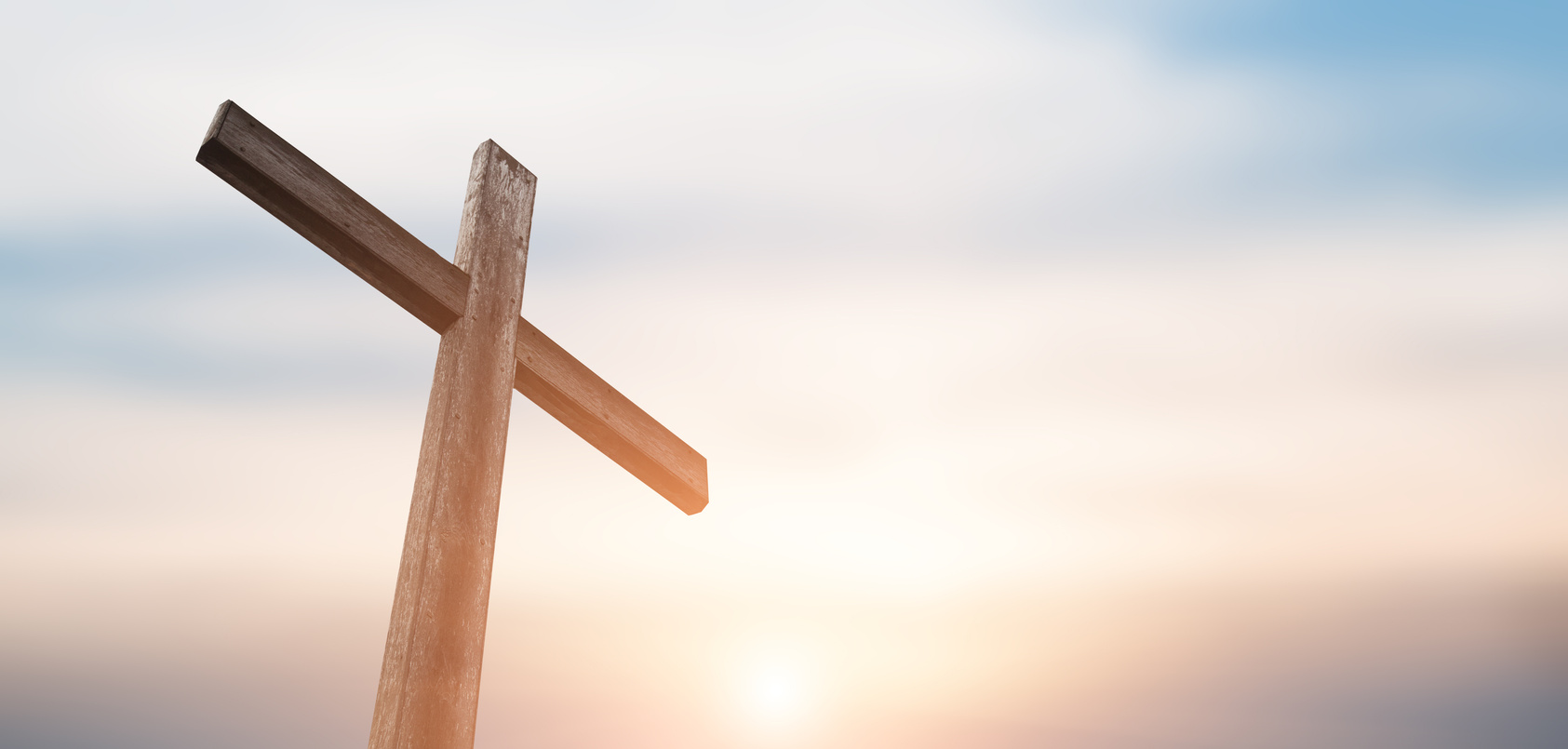 Wooden Cross Against the Sky